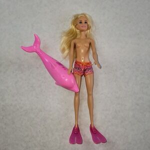 Barbie Dolphin Magic Fun Friends Dolphin Works Figure Swim Toy
